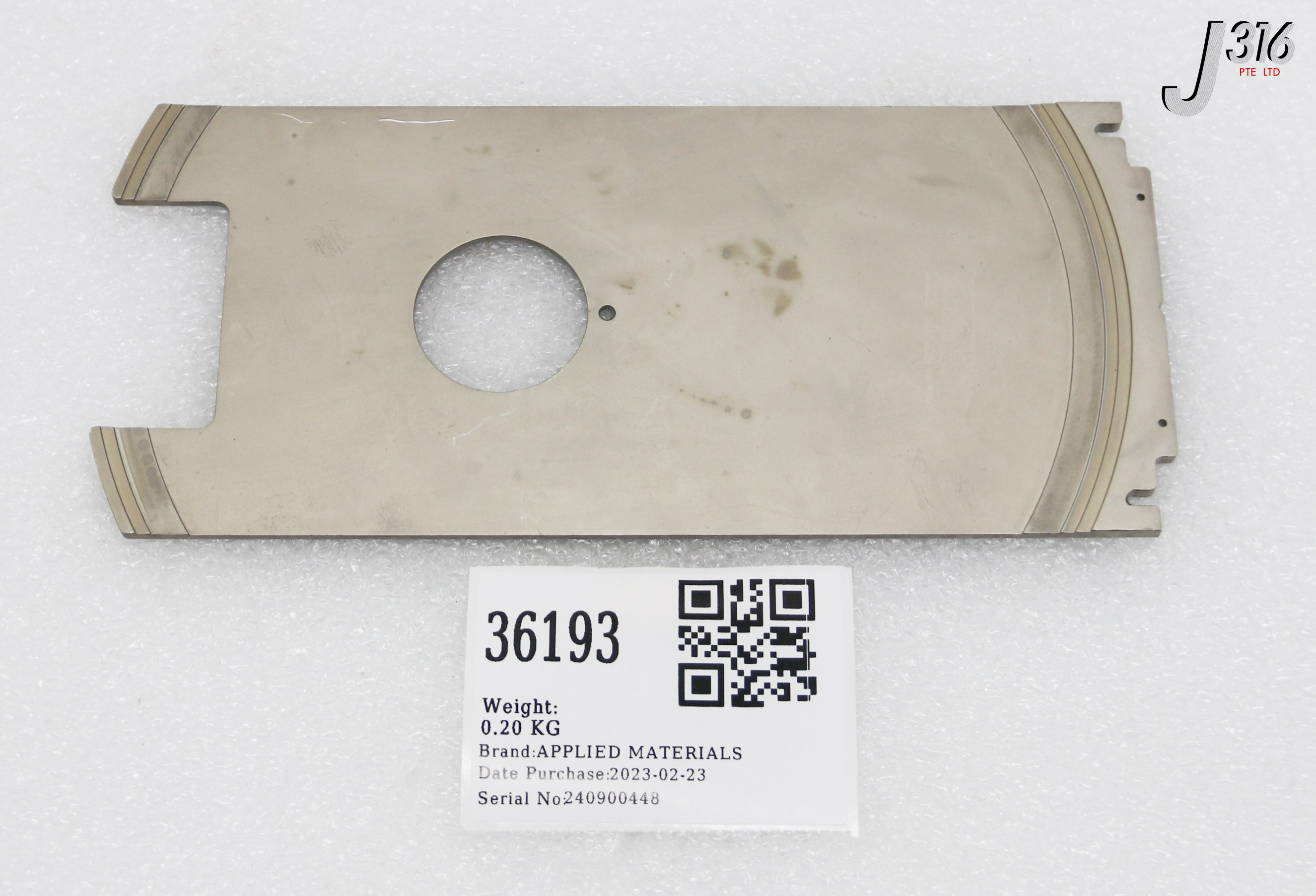 トップ 36193 APPLIED MATERIALS BLADE, 8
